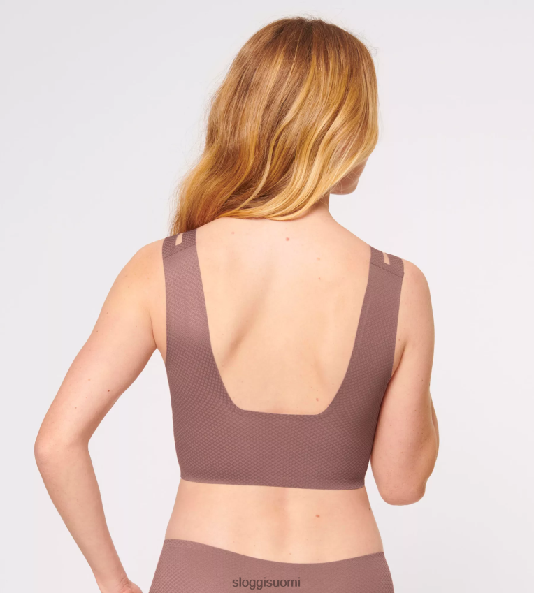 rintaliivit | sloggi nollatuntuinen flow top kaakao naiset 6662BV309