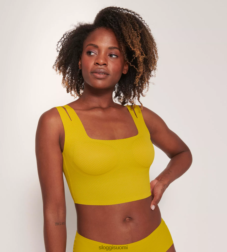 rintaliivit | sloggi nollatuntuinen flow top kesäinen lime naiset 6662BV432