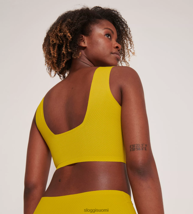 rintaliivit | sloggi nollatuntuinen flow top kesäinen lime naiset 6662BV432