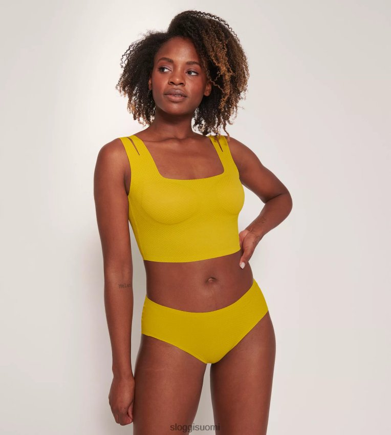rintaliivit | sloggi nollatuntuinen flow top kesäinen lime naiset 6662BV432