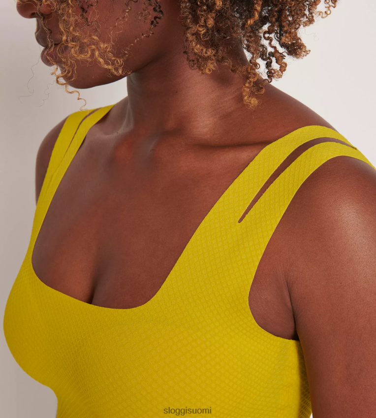 rintaliivit | sloggi nollatuntuinen flow top kesäinen lime naiset 6662BV432