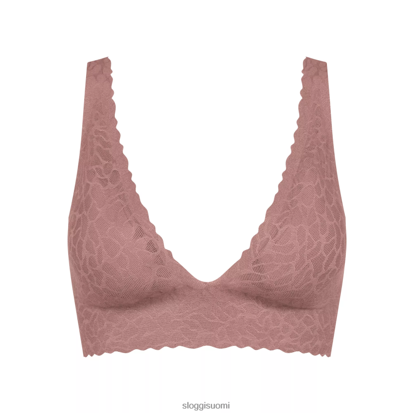 rintaliivit | sloggi nollatuntuinen pitsitoppi kaakao naiset 6662BV362