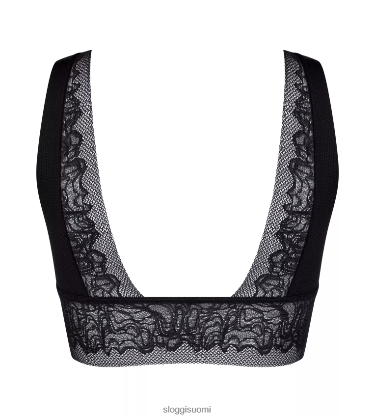 rintaliivit | sloggi s shadow bra-top musta naiset 6662BV407